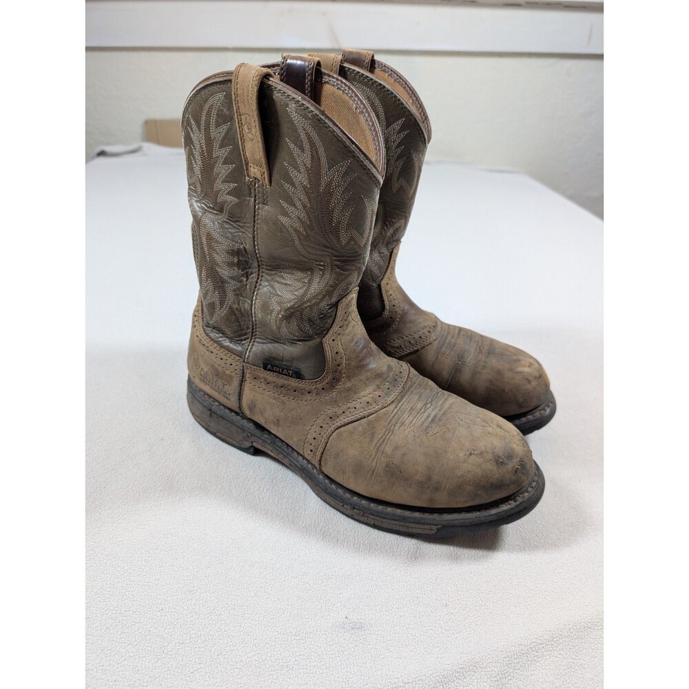 ARIAT Work Boots 11.5EE Steel Toe Western ASTM F2413-18 Composite Waterproof